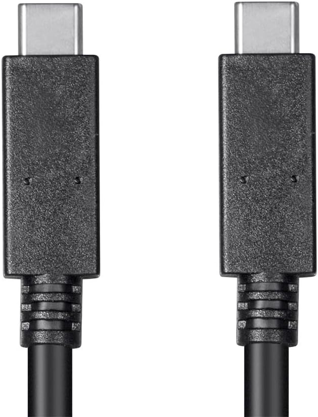Monoprice USB Type-C to Type-C 3.1 Gen 1 Cable - 5Gbps, 3A, 2m, Black - Select Series