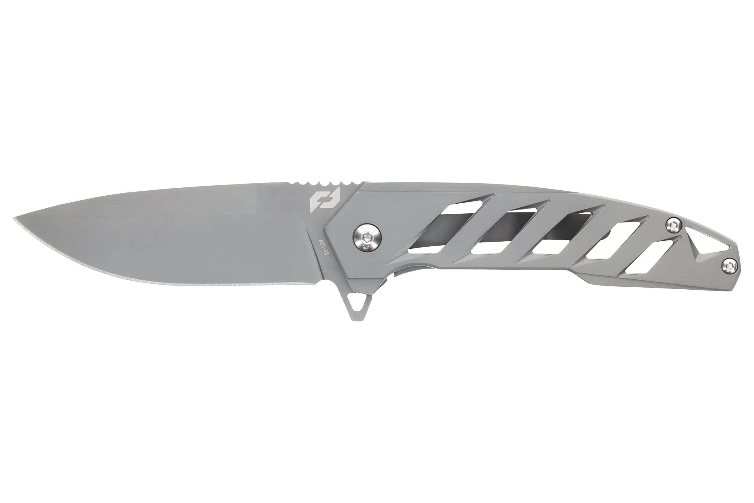 Schrade Delta Class Ventricle Folder 7in with 3in AUS-10 Steel Blade and Aluminum Handle for EDC