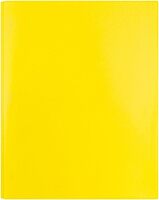 JAM Paper Plastic 2-Pocket POP Folders with Metal Prongs