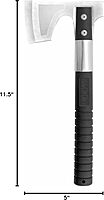 SOG Camp Axe- Compact Camping and Survival Hatchet/Hammer Tool with Sheath and 3.1 Inch Bushcraft Axe Edge (CH1001-CP)