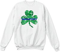 Thin Blue Line St. Patrick's Day Crewneck Sweatshirt