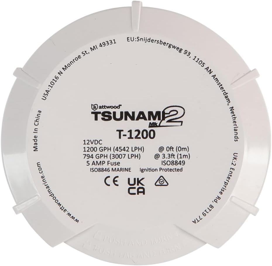 Attwood Tsunami MK2 1200 GPH Replacement Cartridge