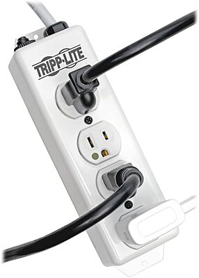 Tripp Lite Safe-IT Hospital-Grade Power Strip, 4 Hospital-Grade Green-Dot Outlets, UL 1363 Compliant, 15 Foot / 4.57M Cord, Life Limited Manufacturer's Warranty (PS-415-HG)