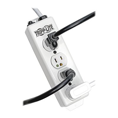Tripp Lite Safe-IT Hospital-Grade Power Strip, 4 Hospital-Grade Green-Dot Outlets, UL 1363 Compliant, 15 Foot / 4.57M Cord, Life Limited Manufacturer's Warranty (PS-415-HG)
