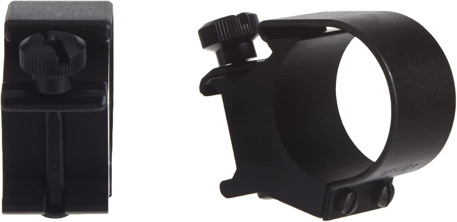 Weaver Detachable 30mm High Top Mount Rings Black