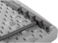 PT Series 20x30 Metal Personal Folding Table in Speckled Gray