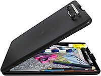 SAUNDERS SlimMate Letter-Size Plastic Storage Clipboard with Low-Profile Clip