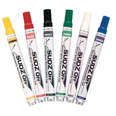 Dykem Sudz-Off 19394 Red Medium Marking Pen - 91939 [PRICE is per EACH]