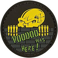 VooDoo Tactical 07-0910000000 Voodoo Was Here Rubber Patch