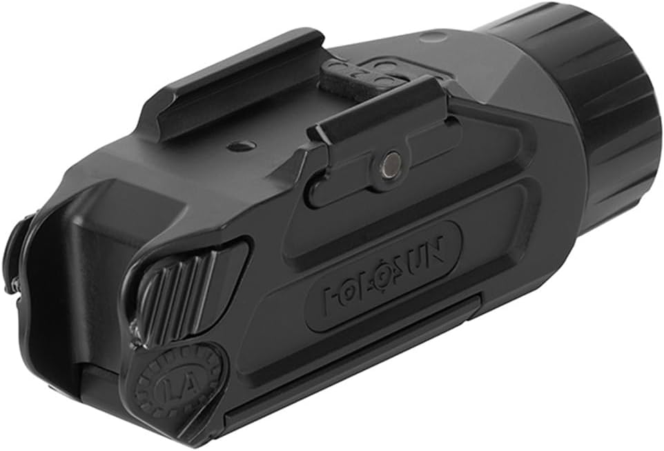 HOLOSUN P.ID Plus Pistol Mounted White Light with Visible Green Laser - High/Low Output Modes 900/450 Lumen Rechargeable