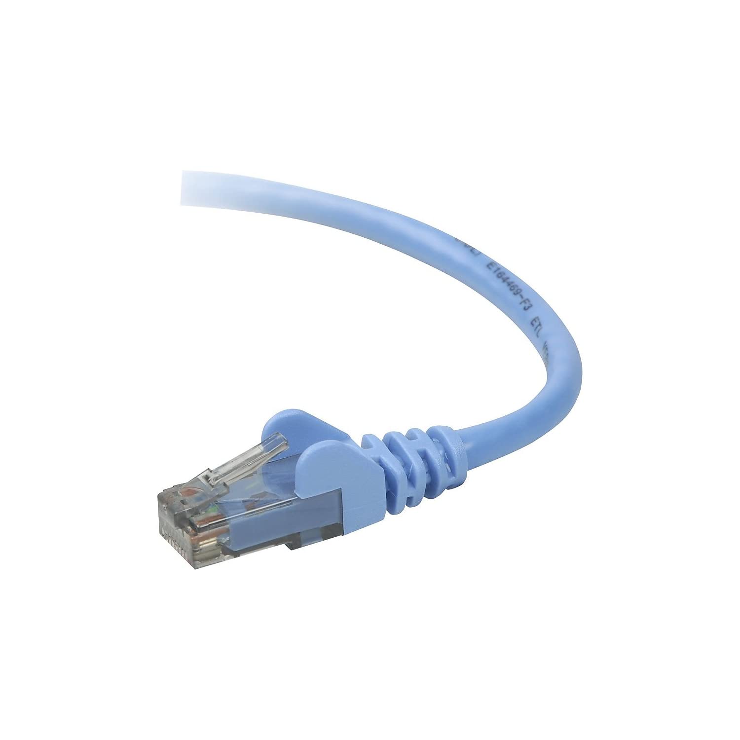 Belkin 2ft Copper Cat6 Cable - 24 AWG Wires - Blue - RJ-45 Male - RJ-45 Male - 2ft - Blue