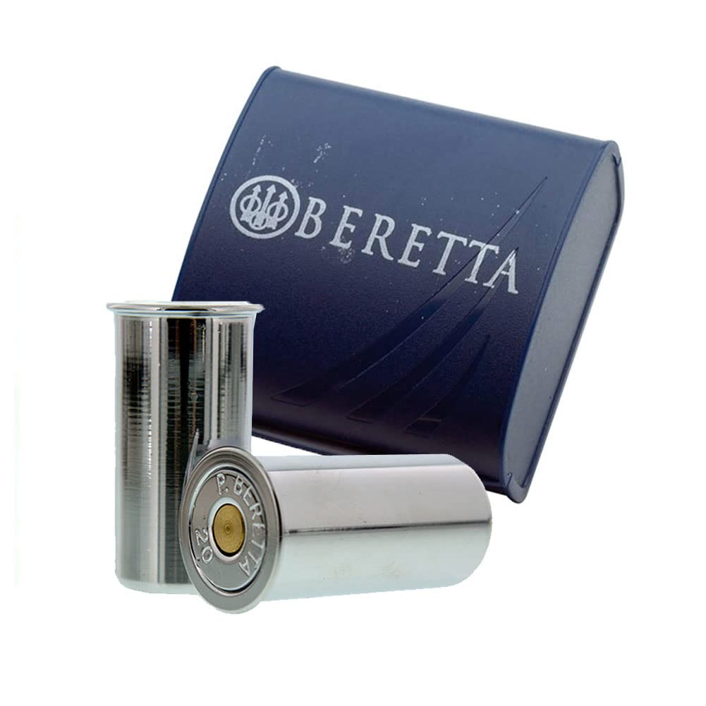 BERETTA Deluxe Nickel Plated Brass Shotgun Snap Caps Set of 2