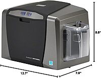 Fargo DTC1250e Single Sided Desktop Dye Sublimation/Thermal Transfer Printer - Color - Tabletop - Card Print - USB
