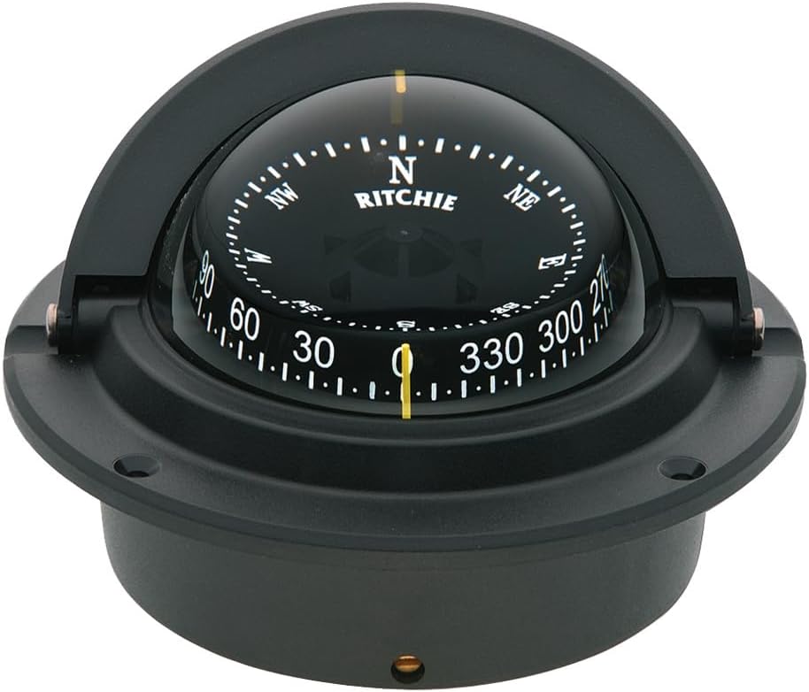 Ritchie F-83 Voyager Compass - Flush Mount - Black