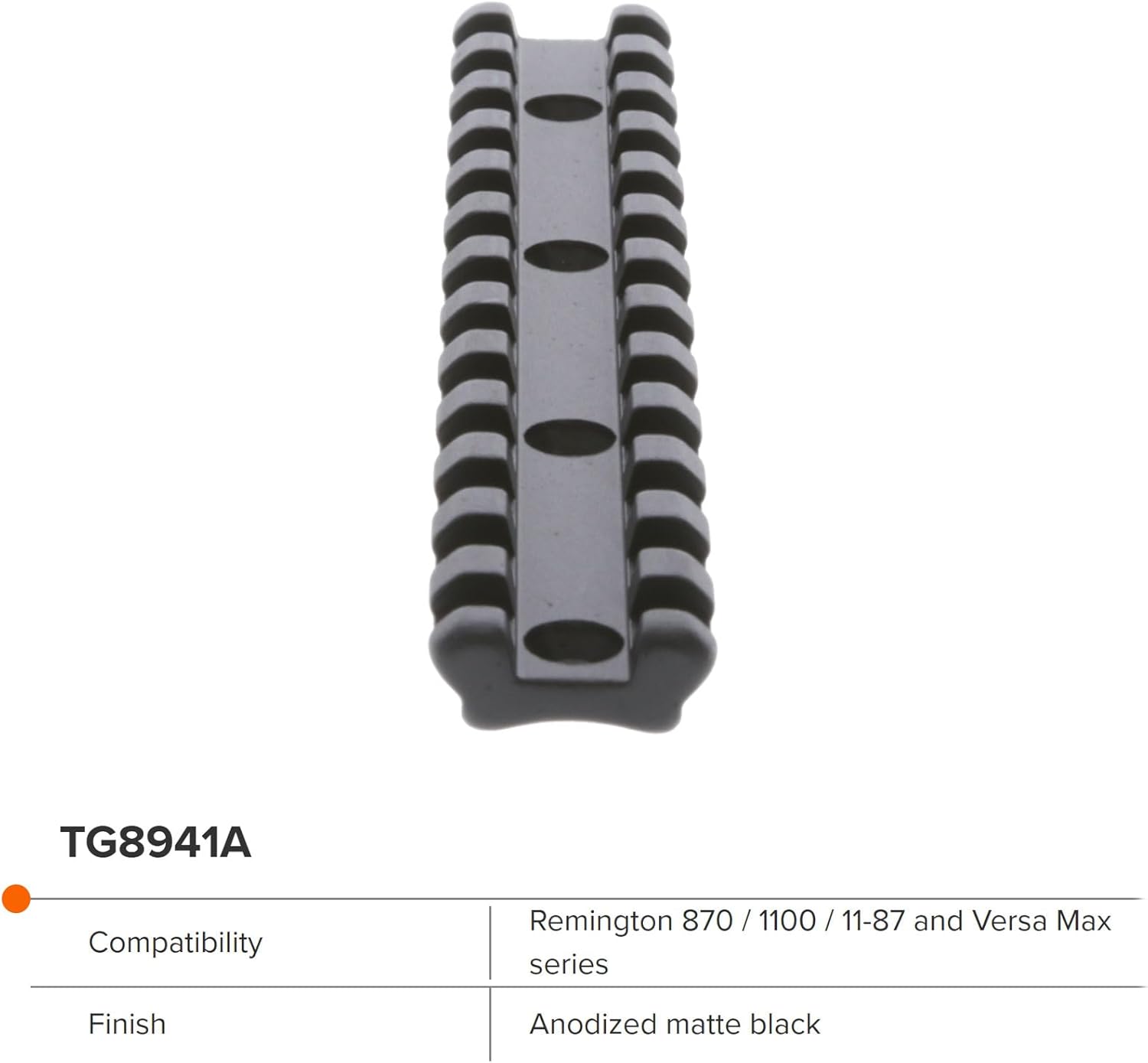 TruGlo Tactical Hunting Shooting Durable Aluminum Mounting Picatinny Optic Rail Compatible with Picatinny - 870/1100