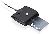 IOGEAR USB-C Common Access CAC Smart Card Reader - DOD - Government - Healthcare - TAA Compliant - GSR205