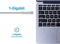 Monoprice SlimRun Cat6 UTP Ethernet Patch Cable 28AWG 550MHz Snagless