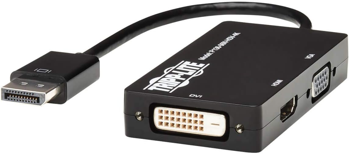 TRIPP LITE DisplayPort to HDMI/VGA/DVI Adapter