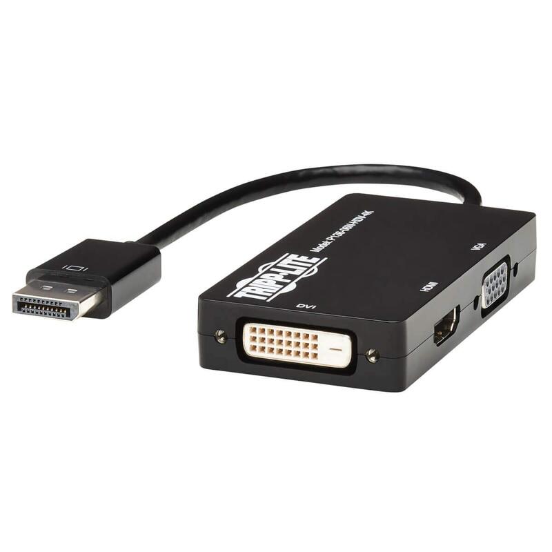 TRIPP LITE DisplayPort to HDMI/VGA/DVI Adapter