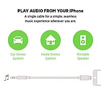 Belkin 3.5mm Audio Cable with Lightning Connector - MFi-Certified