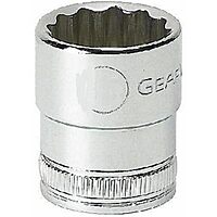 GEARWRENCH 1/2" Drive 12-Point Metric Socket 25mm - 80811 (Tether Capable)