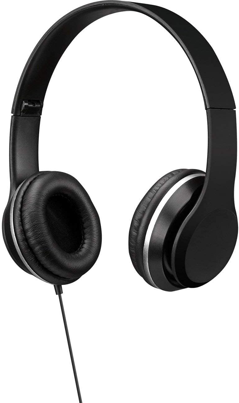 GPX IAH57B Over-The-Ear Headphones, Black