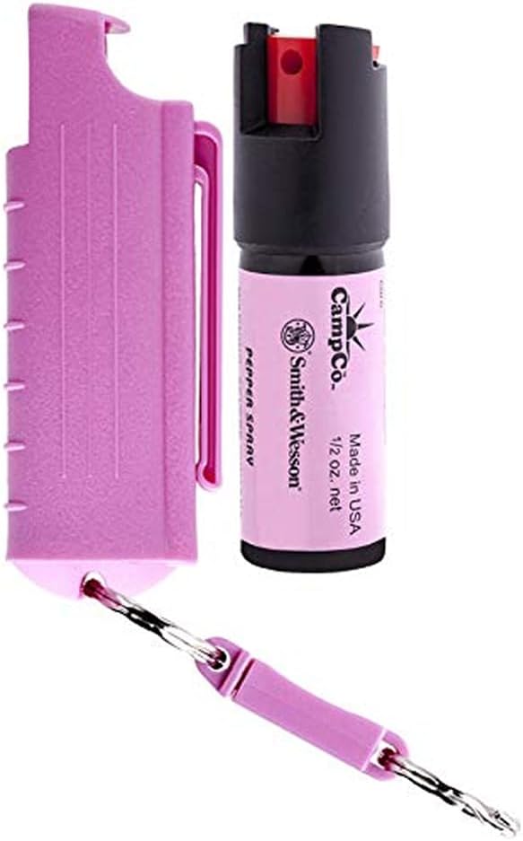 Smith & Wesson Pepper Shield Keychain Quick-Release Pepper Spray for Women