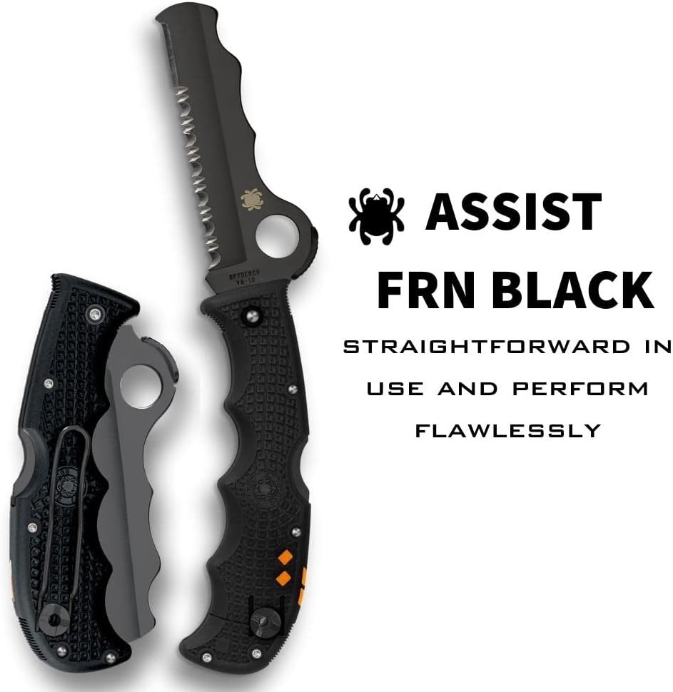 SPYDERCO Assist Rescue Jr Folding Knife