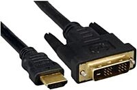Unirise HDMI/DVI Audio/Video Cable - 25 ft DVI/HDMI A/V Cable - HDMID25FMM
