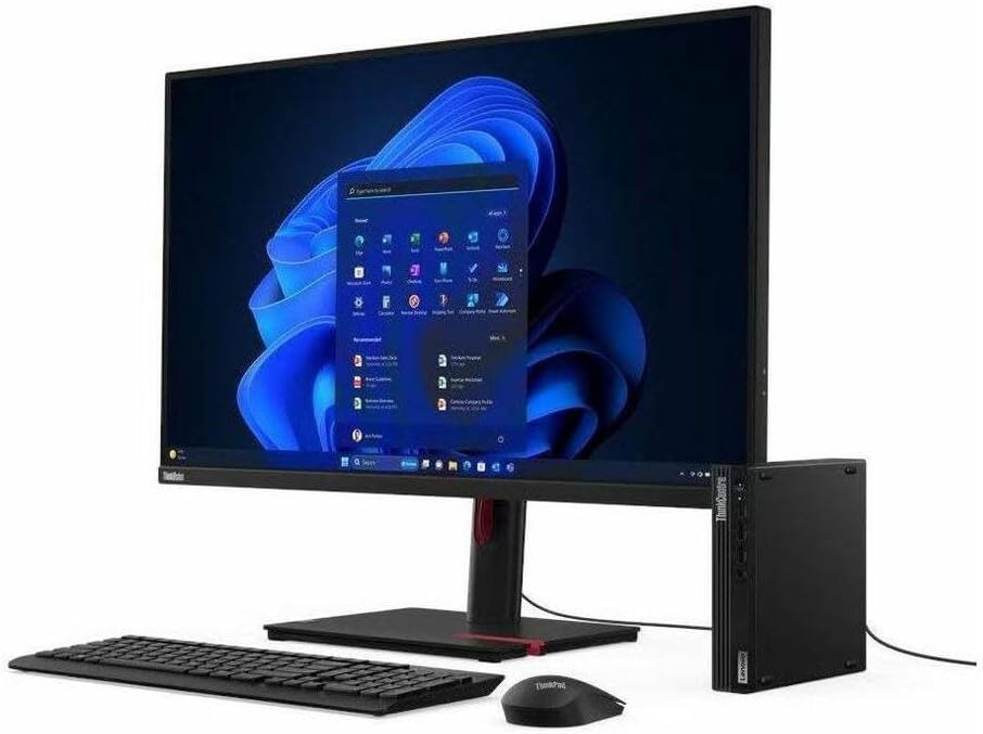 Lenovo ThinkCentre M70q Gen 5 12TD001UUS Desktop Computer - Intel Core i5 14th Gen i5-14400T - 16 GB - 256 GB SSD - Tiny