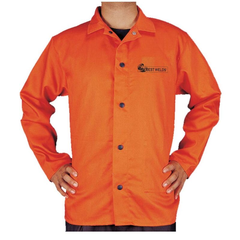 BEST WELDS 902-1230-XL Premium Flame Retardant Jacket, X-Large, Orange