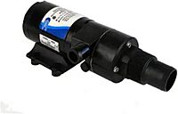 Rule 209B Marine 1600 GPH Livewell Pump and Jabsco 12V DC Macerator Waste Pump Above Ground+ Pump, 18590-2092