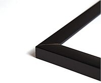 U Brands Magnetic Dry-Erase Board, 35in x 35in, Black Wood Frame