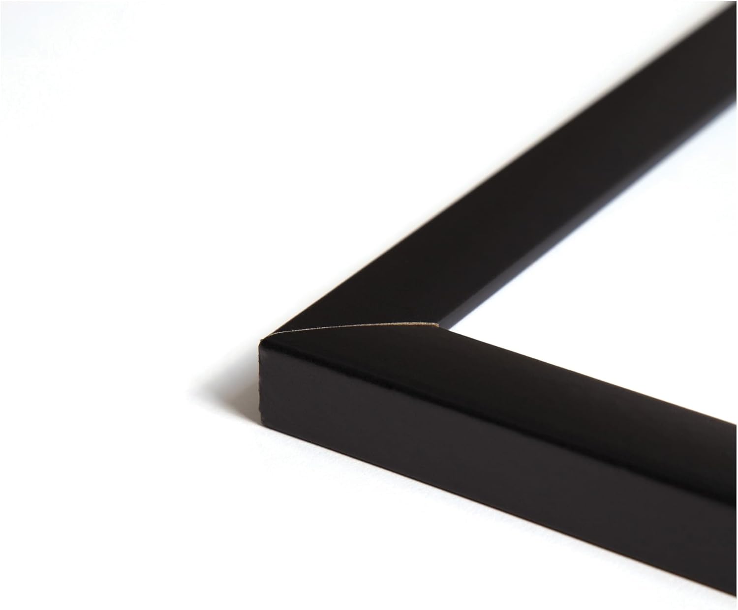 U Brands Magnetic Dry-Erase Board, 35in x 35in, Black Wood Frame