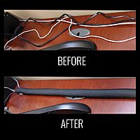 Klein Tools 450-330 Cable Management Sleeve, Cord Management for Home, Office or Job, 1-3/4-Inch Max Diameter, 3-Foot Length