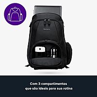 TARGUS Groove Laptop Backpack, Water-Resistant Travel Backpack