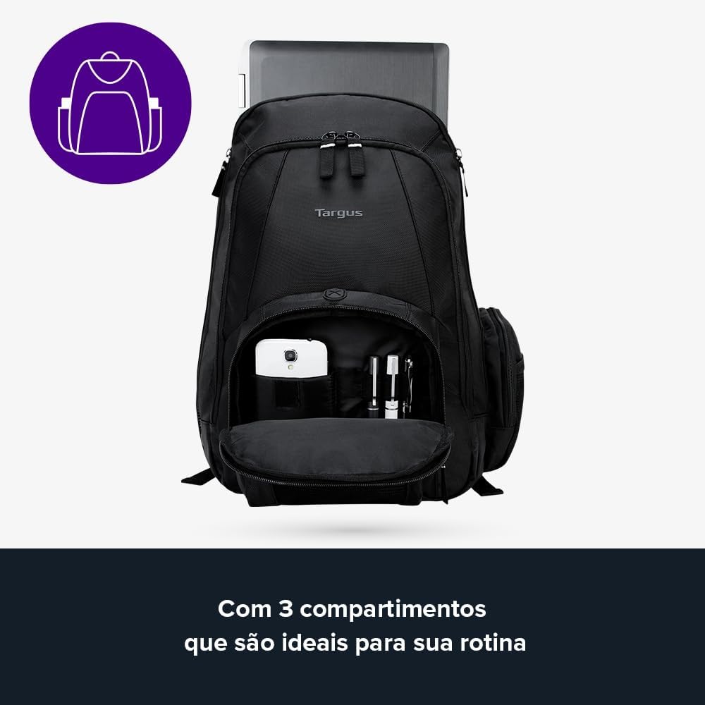 TARGUS Groove Laptop Backpack, Water-Resistant Travel Backpack