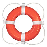 Taylor Made Products 383 30 Life Ring, Orange with White Rope