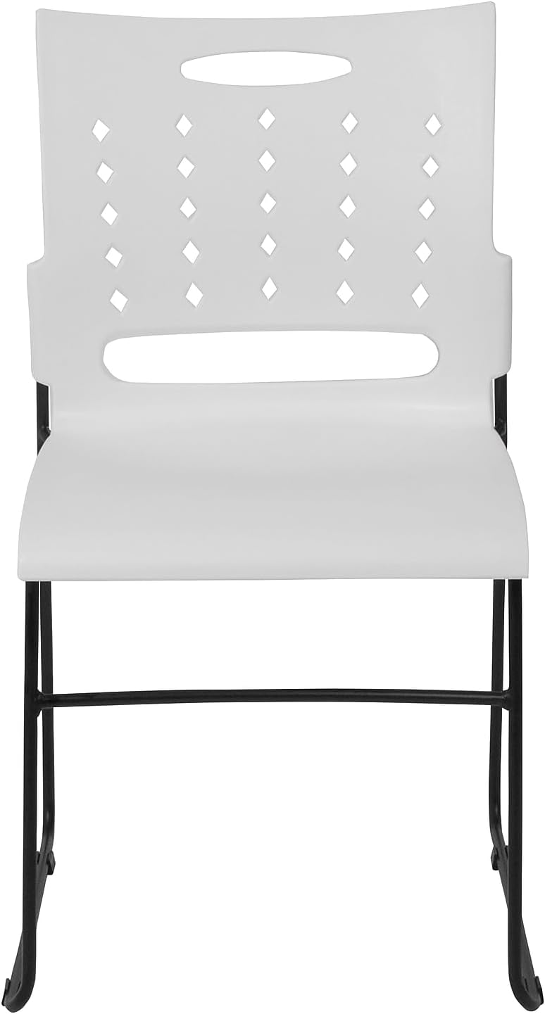 Flash Furniture HERCULES Series 881 lb. Capacity Sled Base Stack Chair with Air-Vent Back