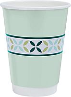 Highmark Insulated Hot Cups, 12 Oz, 42% Recycled, Gray/White, Pack Of 50