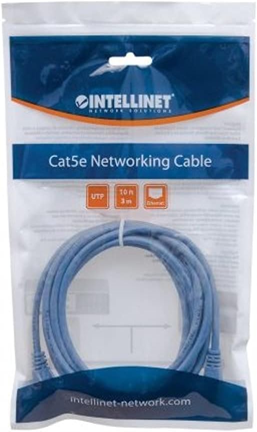 Rj-45 Male/Rj-45 Male, 0.6 M (2 Ft.). Gold-Plated Contacts for Best Connection