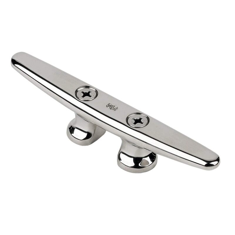 Schaefer Stainless Steel Open Base Cleat fits Up to 5/8-Inch Line