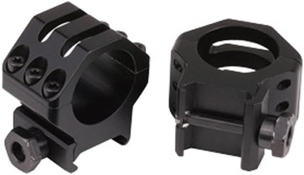 Weaver 30mm Six Hole Tactical High Rings (Matte Black)