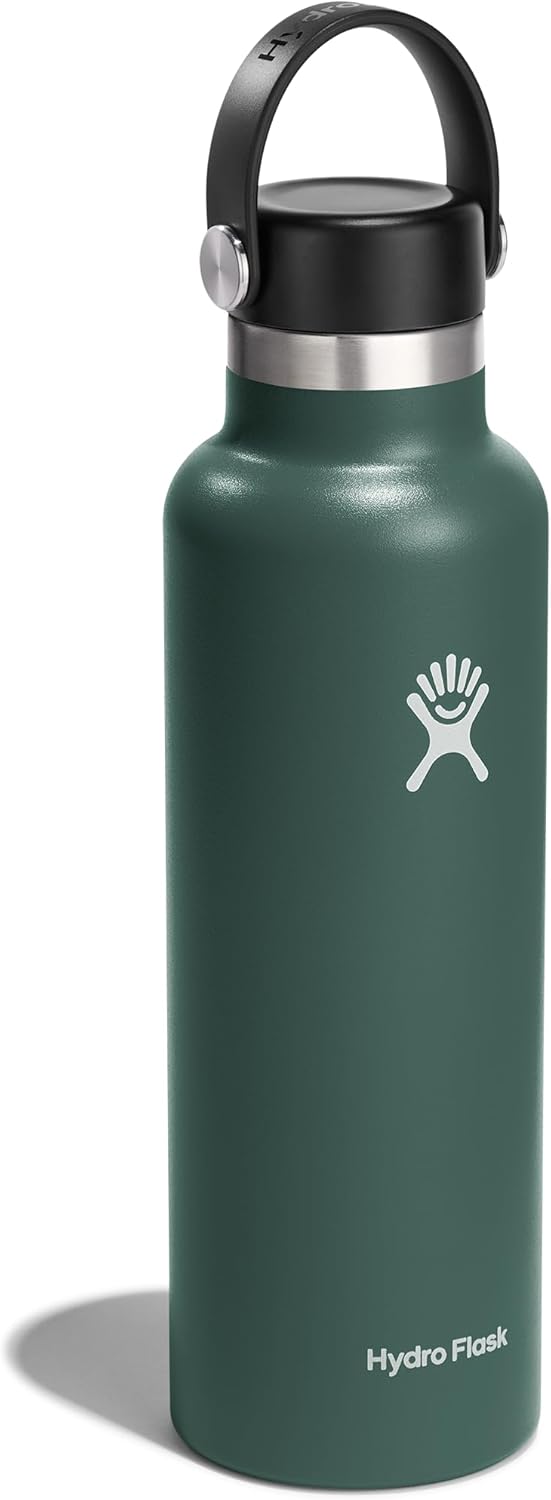 HYDRO FLASK Standard Mouth Insulated Stainless Steel Water Bottle with Flex Cap