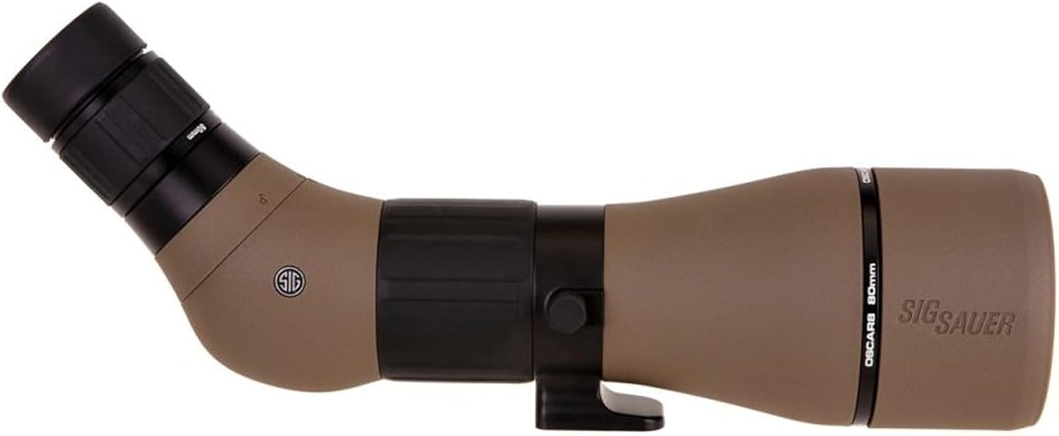 Sig Sauer OSCAR8 27-55x80mm Tactical Hunting Durable Lightweight Waterproof Fogproof 15 Inch Adjustable Aluminum Angled