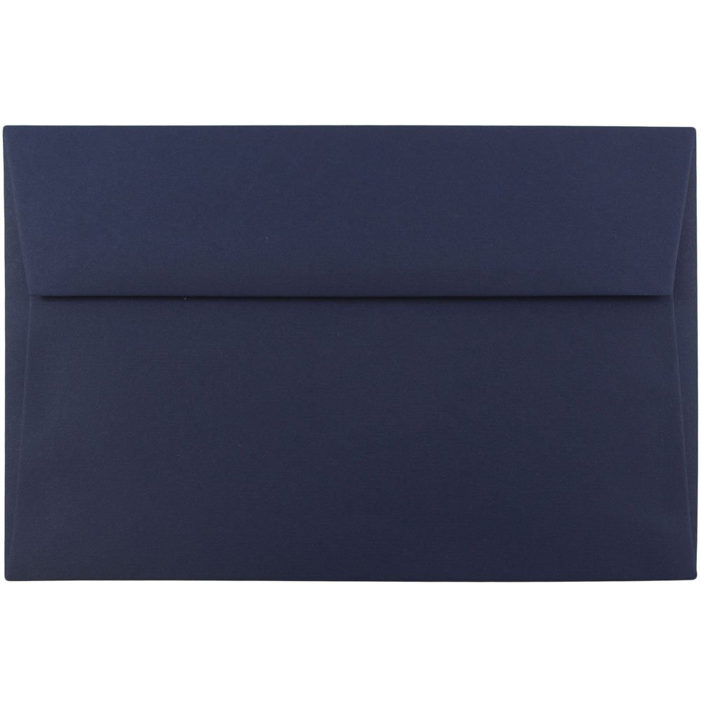 JAM PAPER Navy Blue Premium Invitation Envelopes - 25/Pack