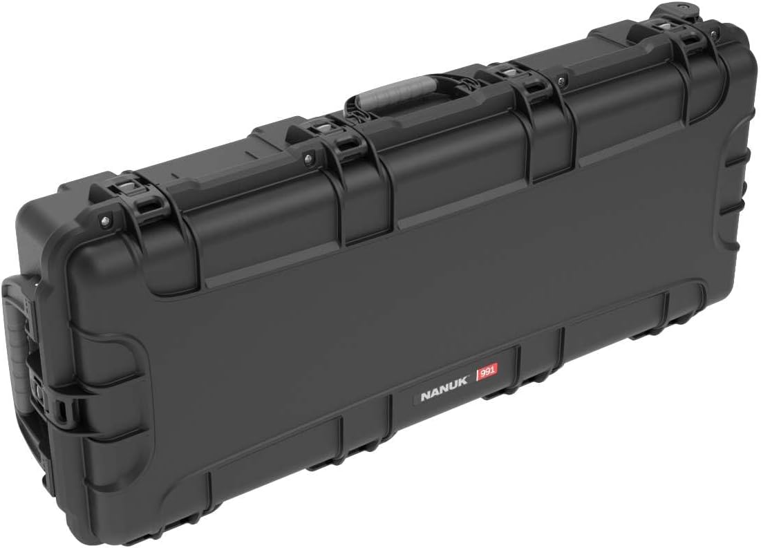 NANUK 991 Bow Case with Automatic Pressure Release Valve and PowerClaw Superior Latching System for Transporting and Storing