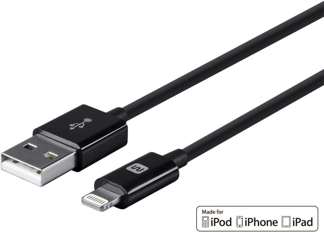 Monoprice Apple MFi Certified Lightning to USB-A Charge & Sync Cable
