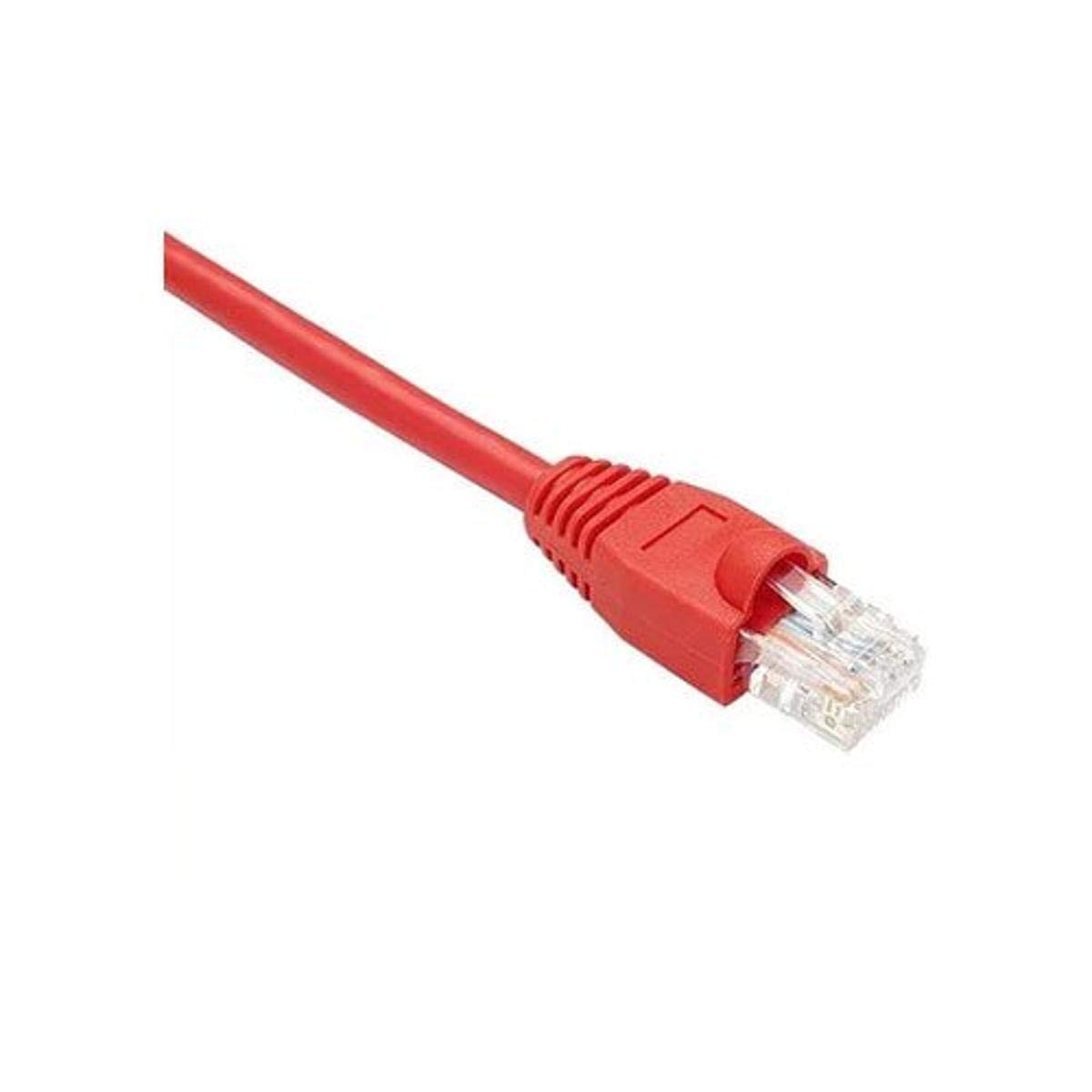 UNC CAT6 PATCH CABLE, 6 INCH RED WITH BOOTED - HIGH-PERFORMANCE CAT6 ETHERNET CABLE