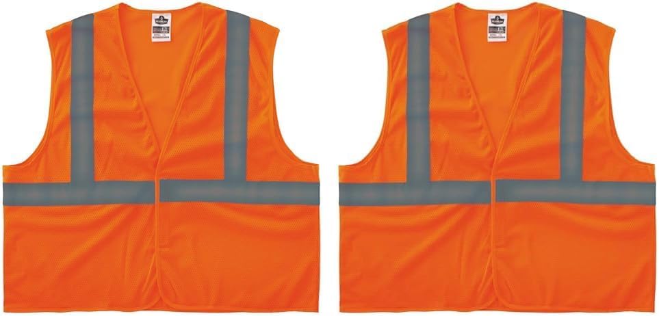 Ergodyne GloWear 8205HL Type R Class 2 Super Econo Mesh Safety Vest